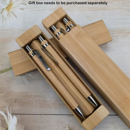 Comfort-Grip Bamboo Ballpoint Pen