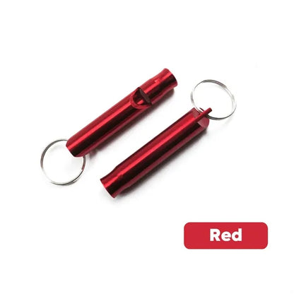 Aluminum Emergency Whistle with Keychain