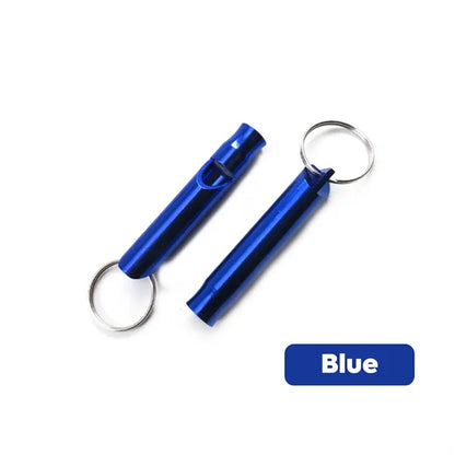 Aluminum Emergency Whistle with Keychain