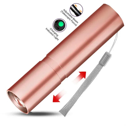Rechargeable Aluminum LED Flashlight