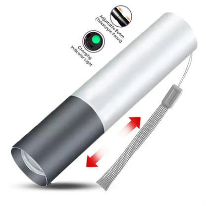 Rechargeable Aluminum LED Flashlight