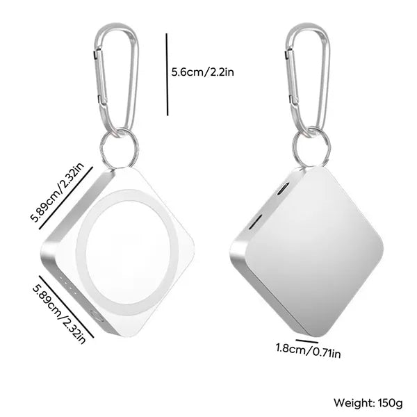 Magnetic 3-in-1 Wireless Power Bank 5000mAh