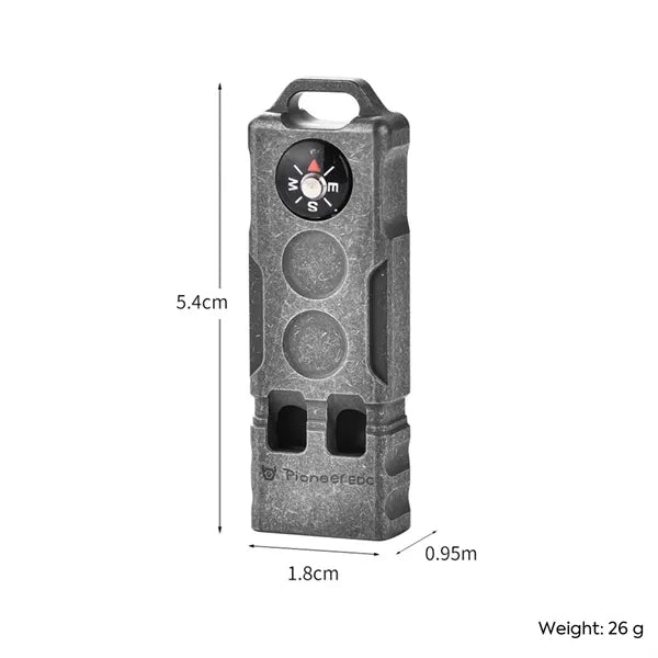 Titanium Alloy Emergency Whistle