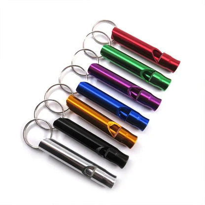 Aluminum Emergency Whistle with Keychain