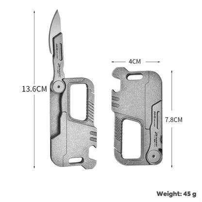 Titanium Alloy Multi-Tool Keychain