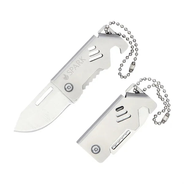 Mini Foldable Knife with Keychain