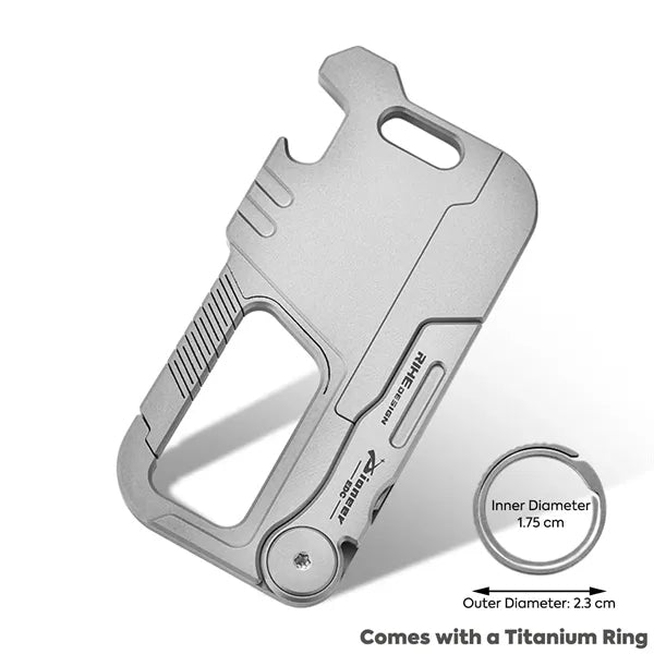 Titanium Alloy Multi-Tool Keychain