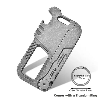 Titanium Alloy Multi-Tool Keychain