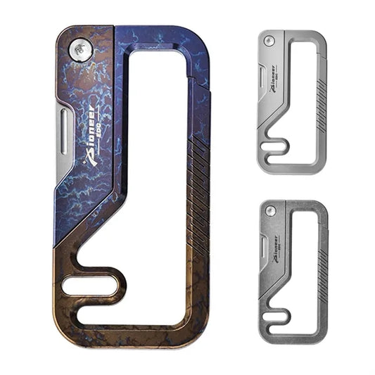 Titanium Alloy Carabiner Multi-Tool