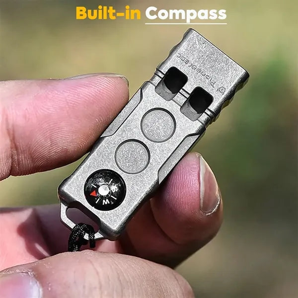 Titanium Alloy Emergency Whistle