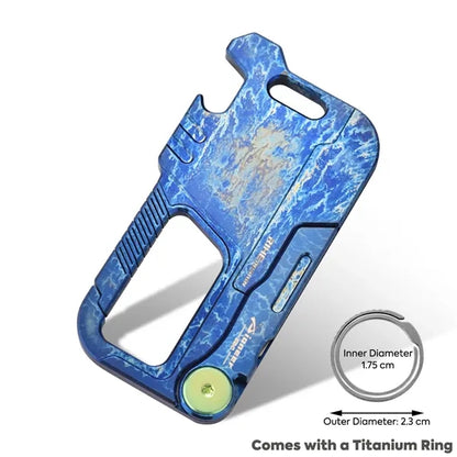 Titanium Alloy Multi-Tool Keychain