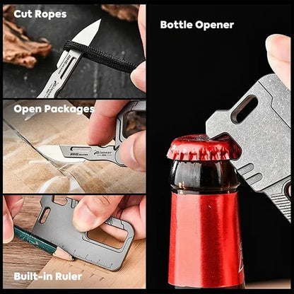Titanium Alloy Multi-Tool Keychain