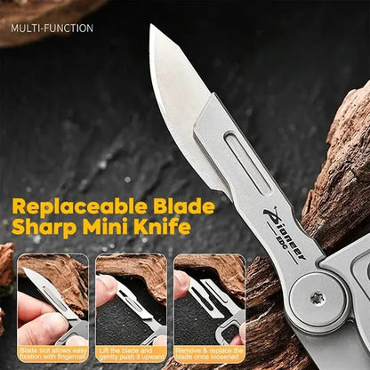 Titanium Alloy Multi-Tool Keychain