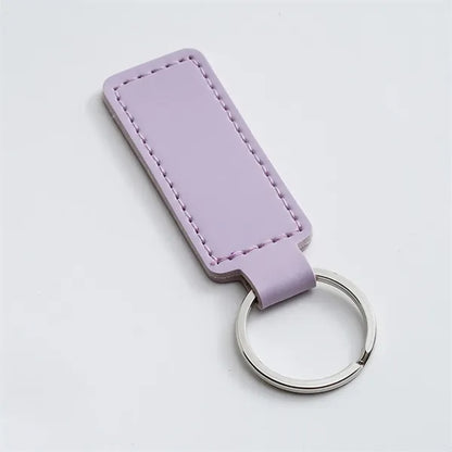 Minimalist PU Leather Key Tag