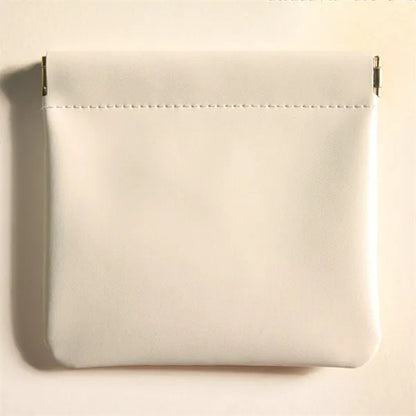 Squeeze Leather Storage Pouch