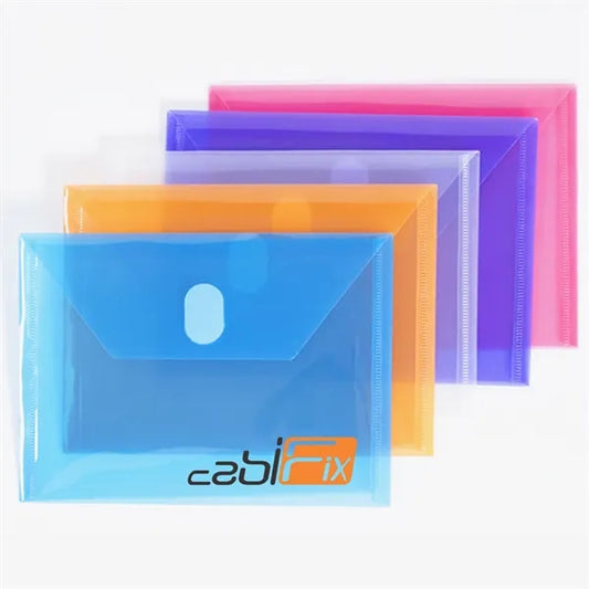A7 Envelope File Folder with Hook-and-Loop Closure