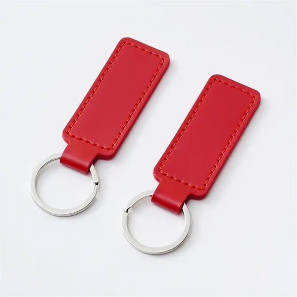 Minimalist PU Leather Key Tag