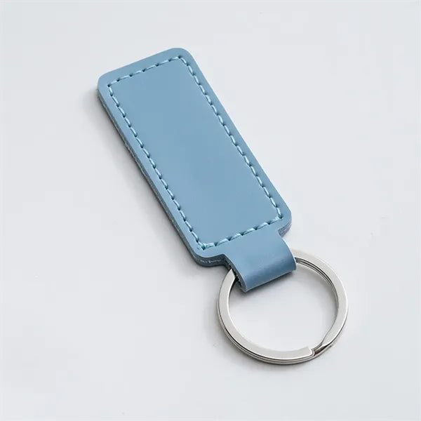 Minimalist PU Leather Key Tag