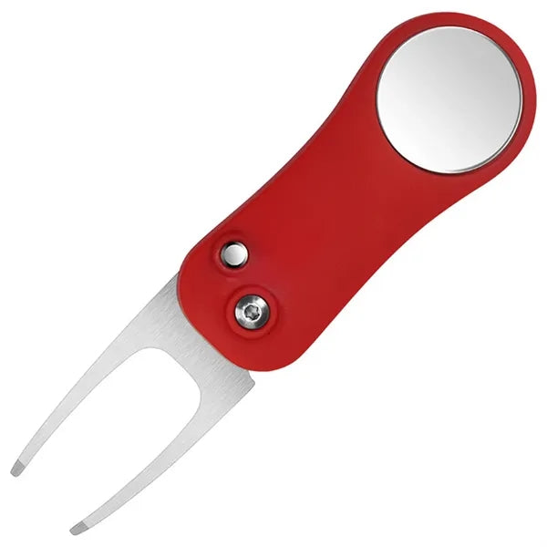Golf Divot Tool with Magnetic Ball Marker