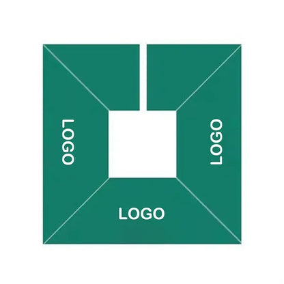 Square Patio Umbrella with Base
