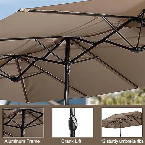 Outdoor Patio Umbrella with Base