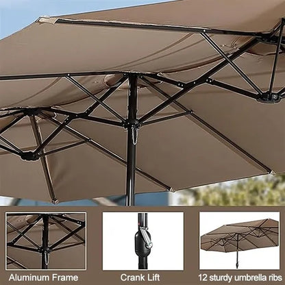 Outdoor Patio Umbrella with Base