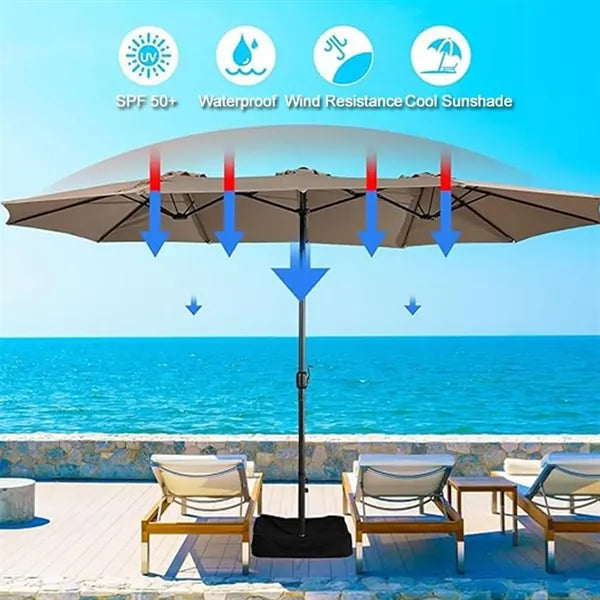 Outdoor Patio Umbrella with Base