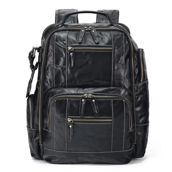 Vintage Leather 15.6" Laptop Backpack