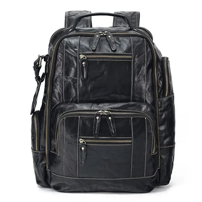 Vintage Leather 15.6" Laptop Backpack