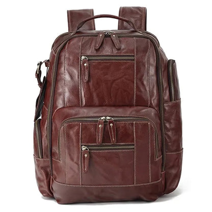 Vintage Leather 15.6" Laptop Backpack