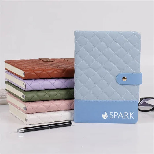 Quilted Leather A5 Notebook