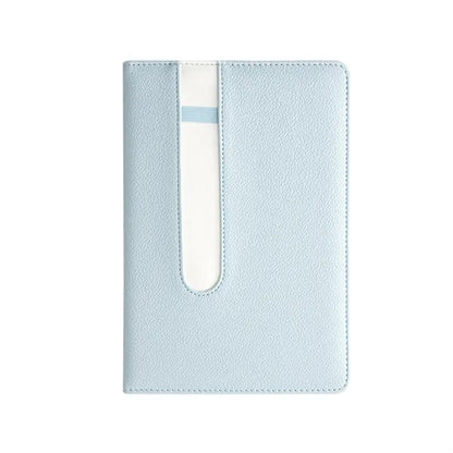 A5 Leather Notebook with Pen Holder