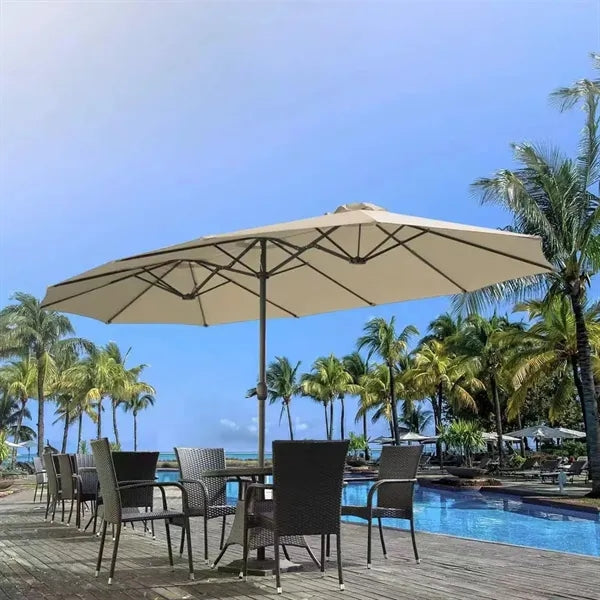 Outdoor Patio Umbrella with Base