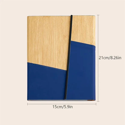 A5 Tri-Fold Leather Notebook