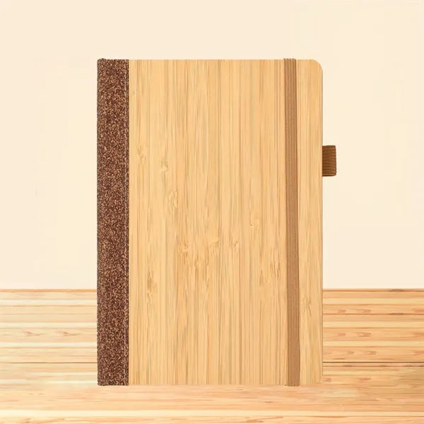 A5 Bamboo Cover Elastic Band Notebook