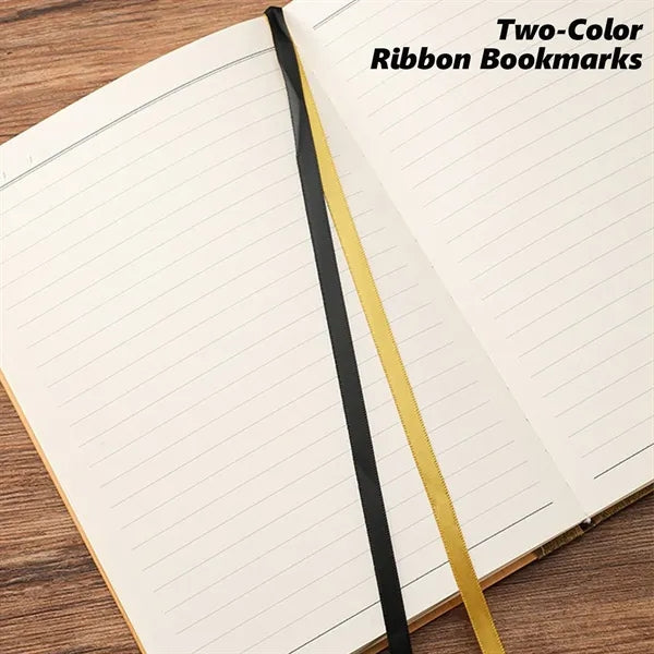 A5 Bamboo Cover Elastic Band Notebook