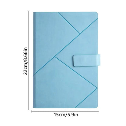 A5 Magnetic Closure Leather Notebook