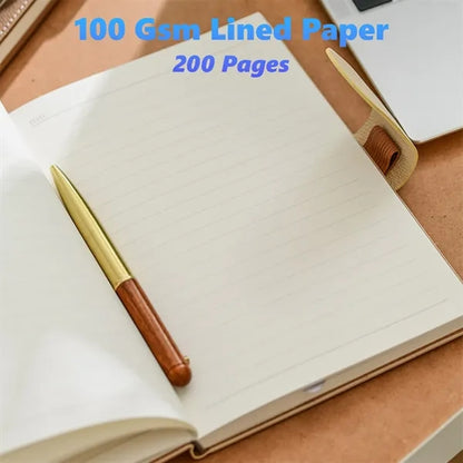 A5 Leather Business Notebook