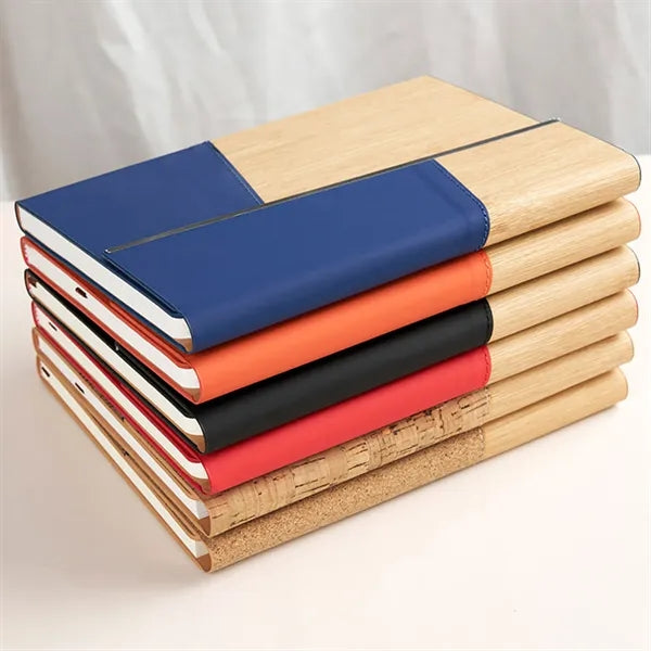 A5 Tri-Fold Leather Notebook