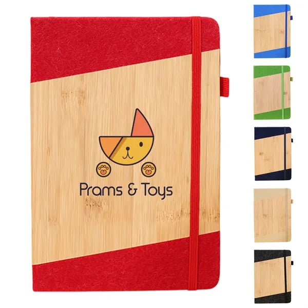 A5 Bamboo Pattern PU Notebook