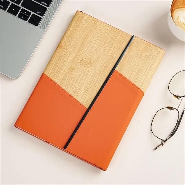 A5 Tri-Fold Leather Notebook