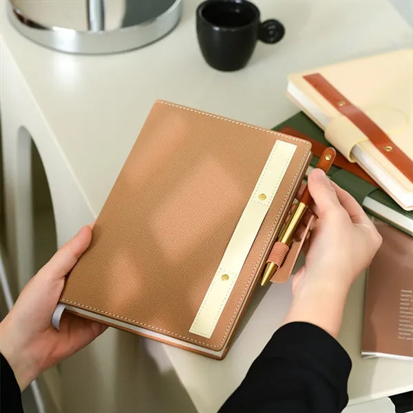A5 Leather Business Notebook