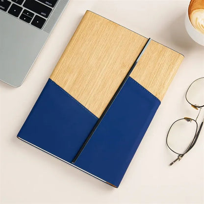 A5 Tri-Fold Leather Notebook