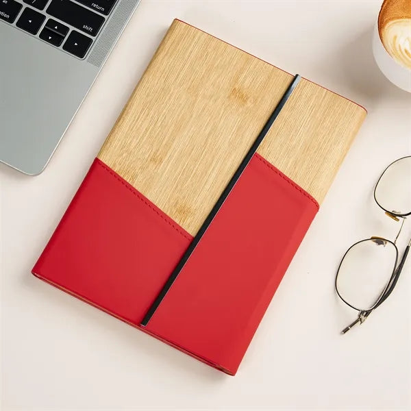 A5 Tri-Fold Leather Notebook