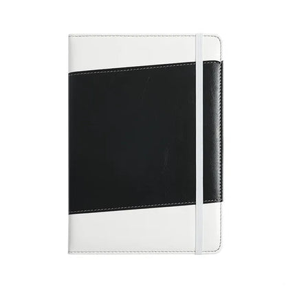 A5 Faux Bamboo Notebook with Elastic Band