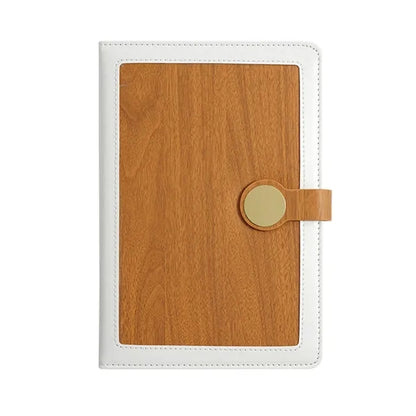 A5 Faux Bamboo Finish Notebook