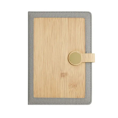 A5 Faux Bamboo Finish Notebook