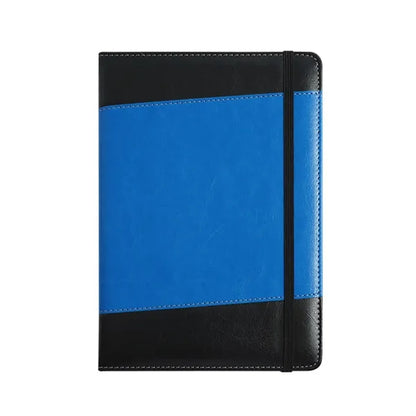 A5 Faux Bamboo Notebook with Elastic Band