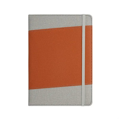 A5 Faux Bamboo Notebook with Elastic Band