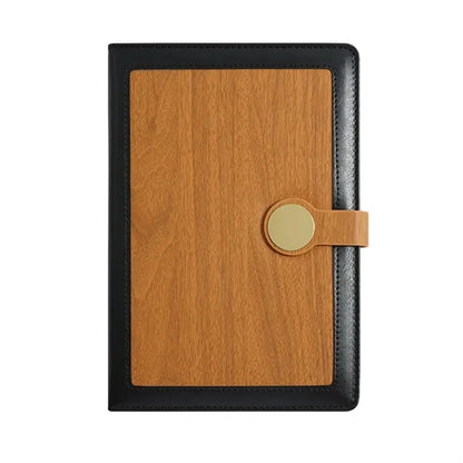 A5 Faux Bamboo Finish Notebook